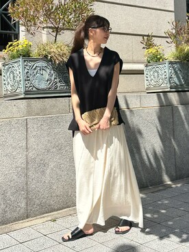「ulu（ウル）のアイテム」を使った、ulukobeさん（レディース・164cm）の春コーディネート