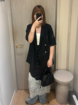 「GALENA（LOUNGEDRESS）（ガレナ）のアイテム」を使った、qut3e78さん（レディース・161cm）の夏コーディネート