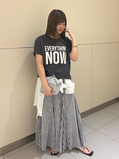 Loungedress（ラウンジドレス） ロング スカート リネンフレアスカート