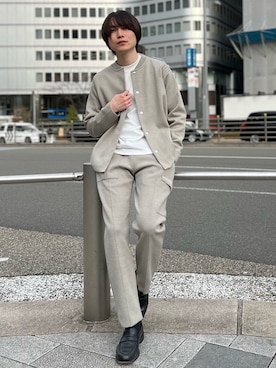 「DESIGNWORKS（デザインワークス）のアイテム」を使った、いださん（メンズ・172cm）の春コーディネート