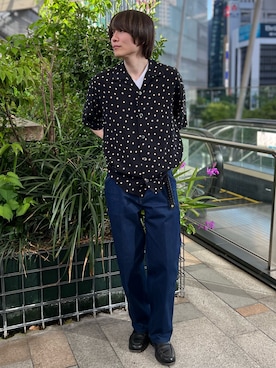 「DESIGNWORKS（デザインワークス）のアイテム」を使った、いださん（メンズ・172cm）の春コーディネート