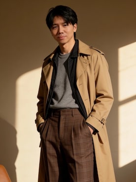 「no brand（ノーブランド）のアイテム（ジャケット/アウター）」を使った、dsato1107さん（メンズ・171cm）の夏コーディネート