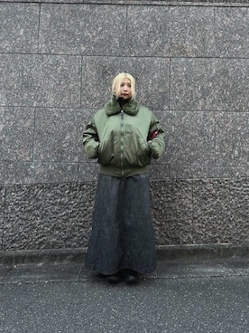 Fuuさん（レディース・157cm）の冬コーディネート