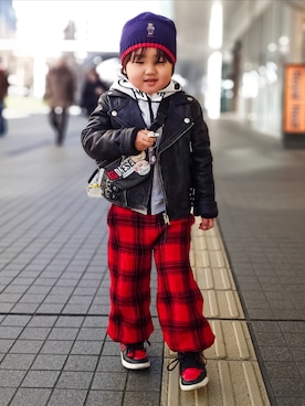minimodeさん(キッズ・110cm)の冬コーディネート
