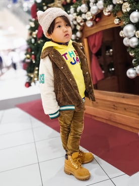 minimodeさん(キッズ・100cm)の冬コーディネート