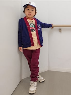 「GUCCI（グッチ）のアイテム」を使った、minimodeさん（キッズ・110cm）の秋コーディネート