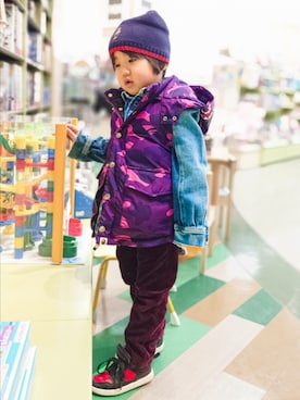 minimodeさん（キッズ・110cm）の冬コーディネート