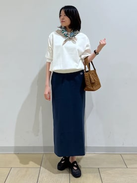 猪飼さん(レディース・169cm)の春コーディネート