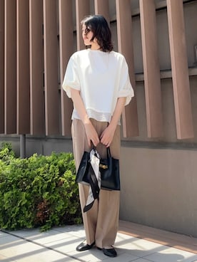 猪飼さん(レディース・169cm)の夏コーディネート