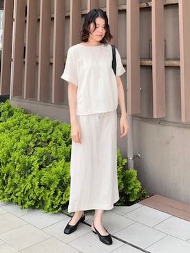 猪飼さん(レディース・169cm)の夏コーディネート