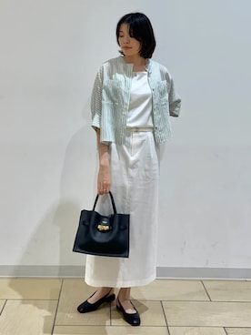 猪飼さん（レディース・169cm）の春コーディネート
