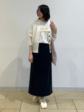 猪飼さん(レディース・169cm)の春コーディネート