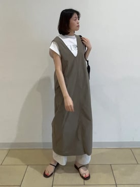 「STANDARD SUPPLY（スタンダードサプライ）のアイテム」を使った、猪飼さん（レディース・169cm）の春コーディネート