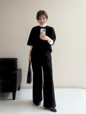 「スタッフ」｜ゆらりさん（レディース・154cm）の秋コーディネート