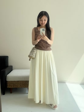 「nissen（ニッセン）のアイテム」を使った、ゆらりさん（レディース・154cm）の夏コーディネート