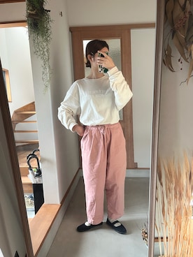 「MoonStar（ムーンスター）のアイテム」を使った、ymooooooさん（レディース・158cm）の春コーディネート