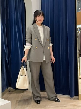 「grace grace （グラスグラス）のアイテム」を使った、nol tsujimuraさん（レディース・153cm）の秋コーディネート