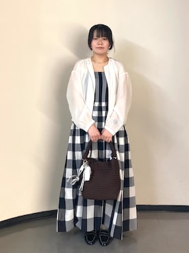 「アイテム（アクセサリー）」を使った、nol tsujimuraさん（レディース・153cm）の春コーディネート