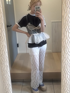 「Loueme（ルエム）のアイテム」を使った、SAAYANさん（レディース・164cm）の秋コーディネート