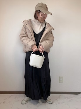「FRAMeWORK（フレームワーク）のアイテム（帽子）」を使った、uaさん（レディース・153cm）の秋コーディネート