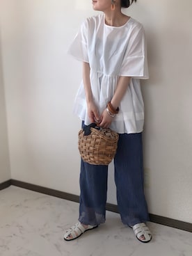 uaさん（レディース・153cm）の夏コーディネート