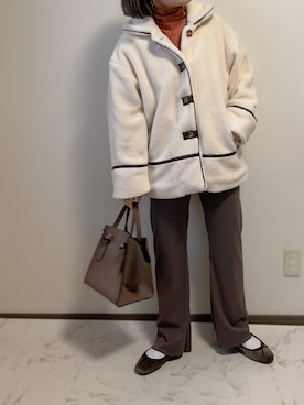 「クリスプ」｜「アイテム（アクセサリー）」を使った、uaさん（レディース・153cm）の冬コーディネート