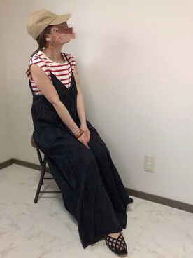 「シェリーアイランド」｜「アイテム（その他）」を使った、uaさん（レディース・153cm）の夏コーディネート