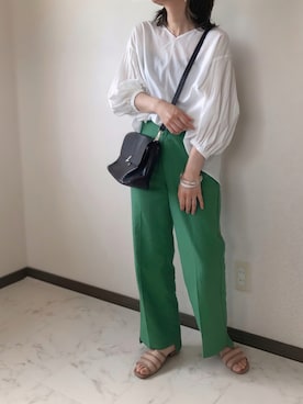 「RECTANGLE」｜uaさん（レディース・153cm）の夏コーディネート