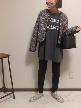 「クリスプ」｜「アイテム（アクセサリー）」を使った、uaさん（レディース・153cm）の秋コーディネート