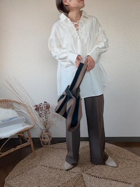 uaさん（レディース・154cm）の秋コーディネート