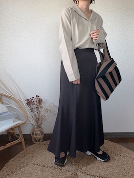 uaさん（レディース・154cm）の秋コーディネート