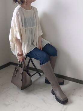 「ノスタルジア」｜uaさん（レディース・153cm）の夏コーディネート