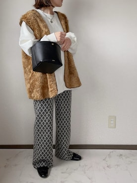 uaさん(レディース・153cm)の冬コーディネート