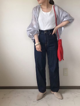「ap retro（アプレトロ）のアイテム（ブルゾン）」を使った、uaさん（レディース・153cm）の秋コーディネート