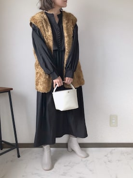 「chiiiibag」｜uaさん（レディース・153cm）の秋コーディネート