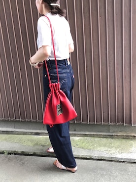 「リーバイス」｜uaさん（レディース・153cm）の夏コーディネート