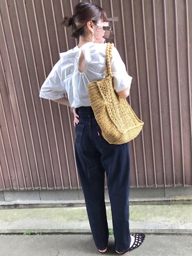「アンブルネージュ」｜「アイテム（アクセサリー）」を使った、uaさん（レディース・153cm）の夏コーディネート