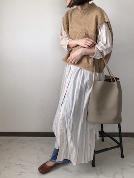 「クリスプ」｜「アイテム（パンプス）」を使った、uaさん（レディース・153cm）の秋コーディネート