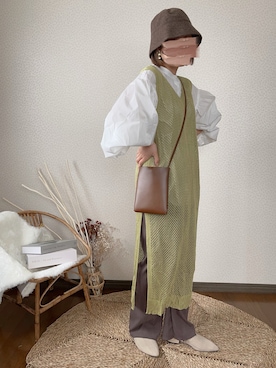 uaさん(レディース・153cm)の冬コーディネート