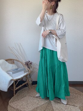 uaさん(レディース・154cm)の夏コーディネート