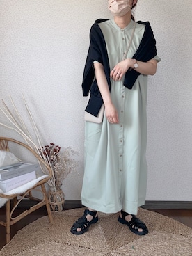 「tiptop」｜「アイテム（アナログ腕時計）」を使った、uaさん（レディース・153cm）の春コーディネート