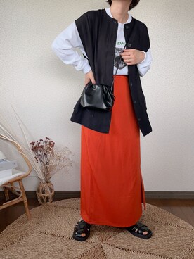 「FREDY&GLOSTER」｜uaさん（レディース・154cm）の秋コーディネート