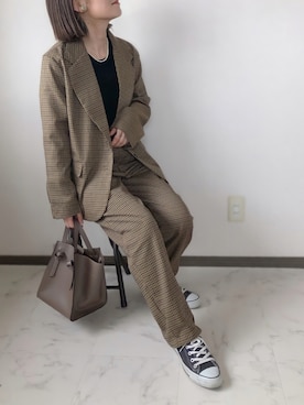 uaさん（レディース・153cm）の秋コーディネート