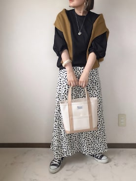 「クリスプ」｜「アイテム（アクセサリー）」を使った、uaさん（レディース・153cm）の秋コーディネート