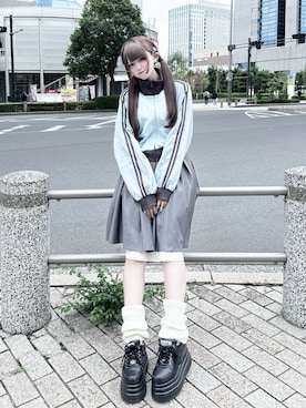 「sedacle girl（セダクルガール）のアイテム」を使った、ももりりさん（レディース・156cm）の冬コーディネート