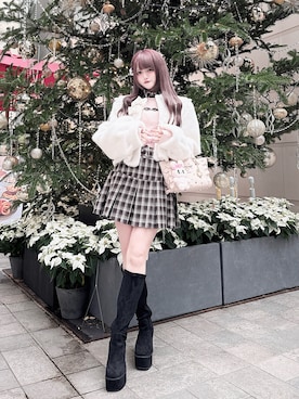 「アイテム（その他アウター）」を使った、04ririyさん（レディース・156cm）の秋コーディネート