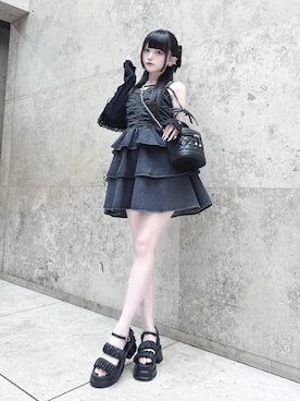 ももりりさん(レディース・156cm)の夏コーディネート