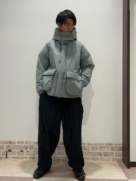 「アイテム（ダウンジャケット/コート）」を使った、陽介さん（メンズ・170cm・30代）の冬コーディネート