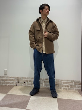 「アイテム（その他アウター）」を使った、陽介さん（メンズ・170cm・30代）の冬コーディネート