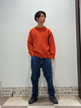 「アイテム（トップス）」を使った、陽介さん（メンズ・170cm・30代）の冬コーディネート